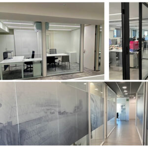 mamparas de vidrio para oficinas navarra
