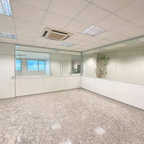 Acondicionamiento de local con tabique modular